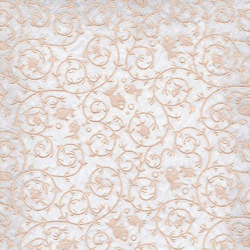 Goldfish Pattern - White Relief (JPT-021)