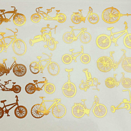 Small Bike Gold Lustre (Decal-059)