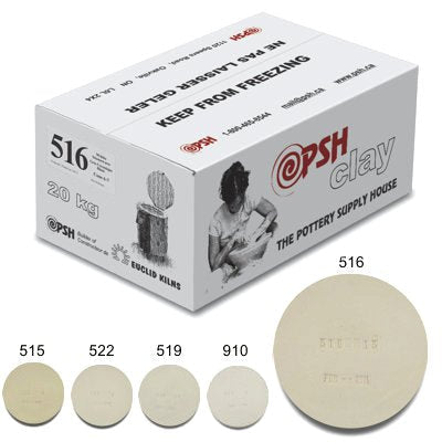 516 Cone 6 White Clay PSH