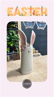 Hop Into Spring: Easter Bunny Vase - Kid Friendly!