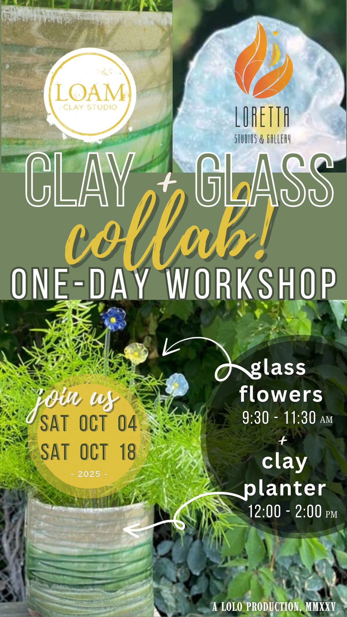 Slab & Flame: A Clay + Glass Experience