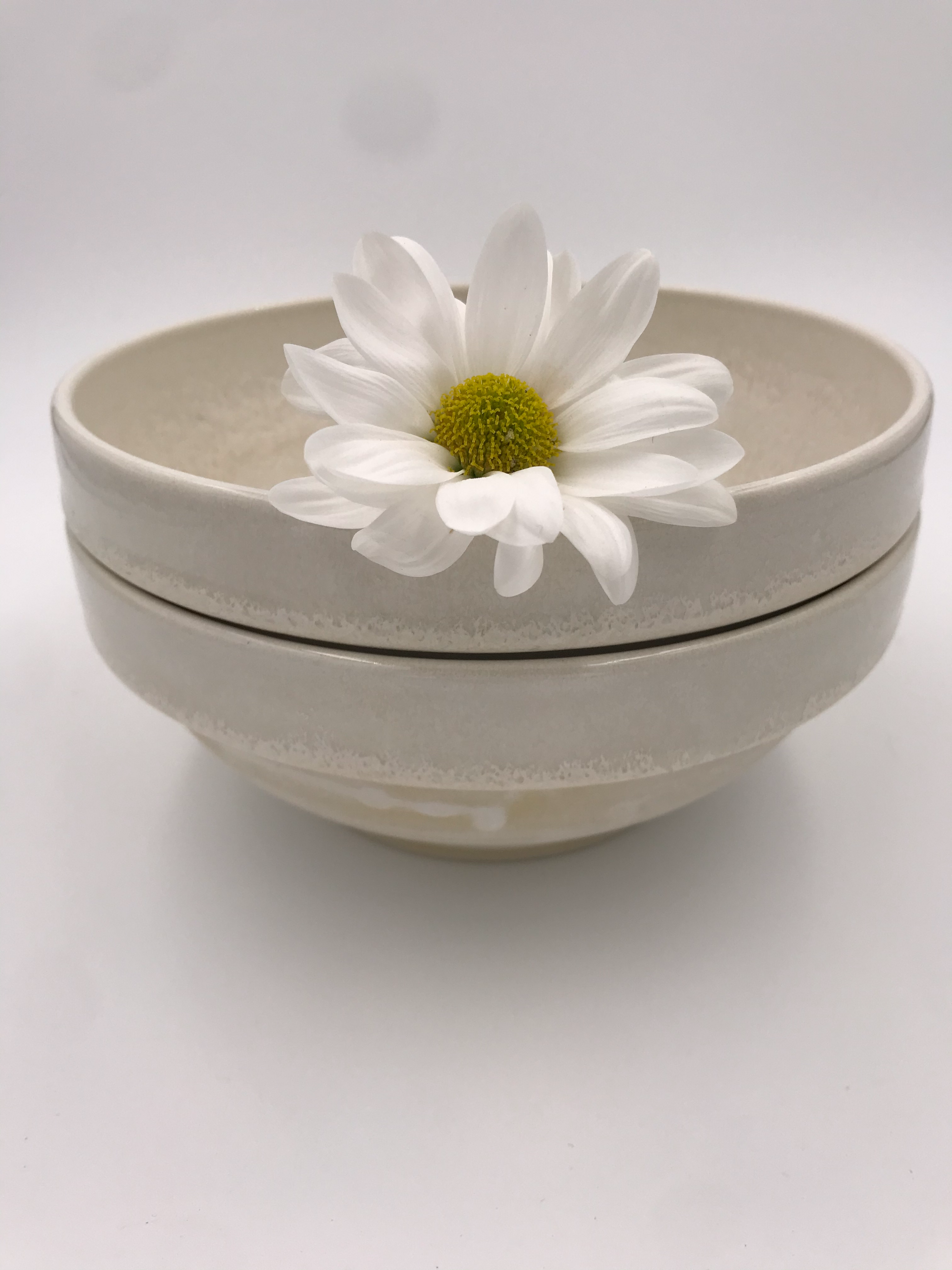 White Stacking Bowls