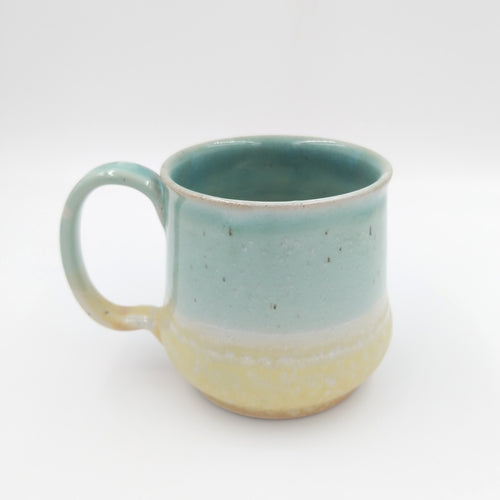 One of a kind, 16 oz White Glass, Kryptonite and Badlands mug