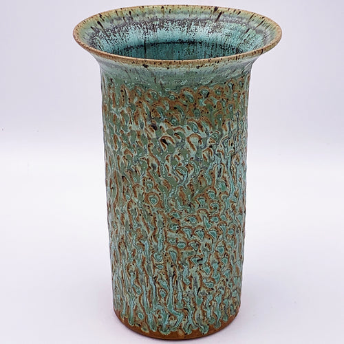 One of a kind,  Carved Lichen Vase