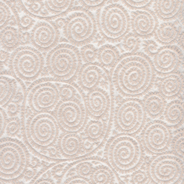 Paisley Pattern- White Relief (JPT-018)