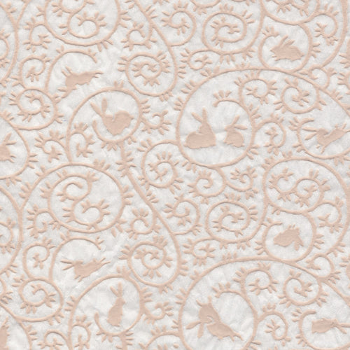 Rabbits  Pattern- White Relief (JPT-020)