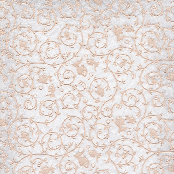 Goldfish Pattern - White Relief (JPT-021)