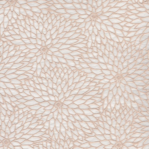 Chrysantemum  Pattern- White Relief (JPT-043)