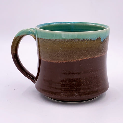 One of a kind, 20 oz Mug. Kryptonite & Iron Orange