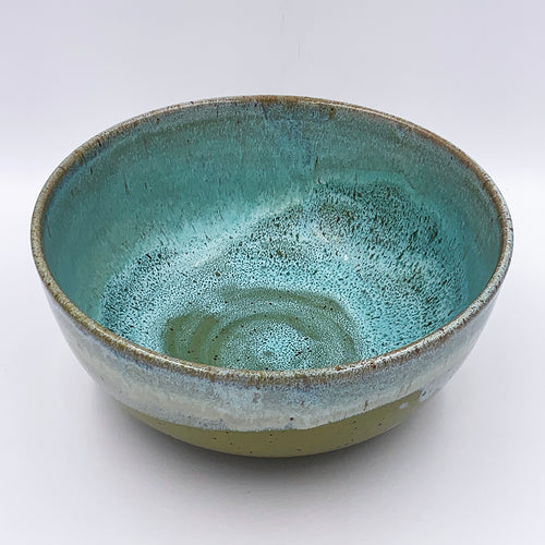 Medium Green Mint Drip Bowl