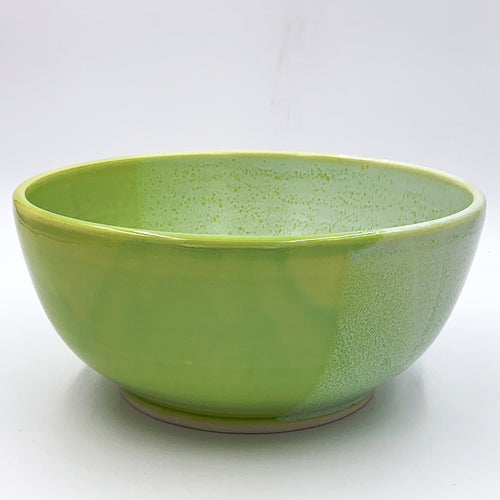 Medium Half Frosty Sprout Green Bowl