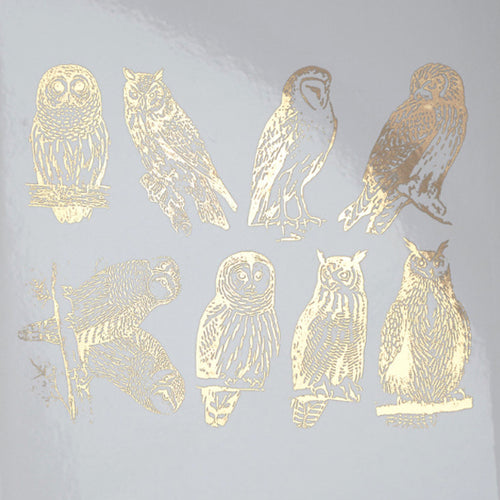 Owls Gold Lustre (Decal-072)