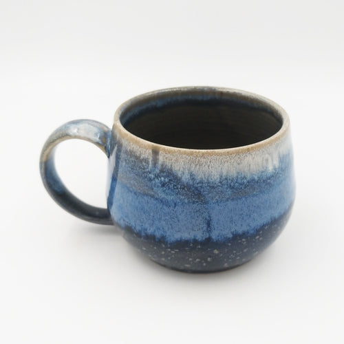 One of a kind, 12 oz Shadow, Quartz and Violet mug