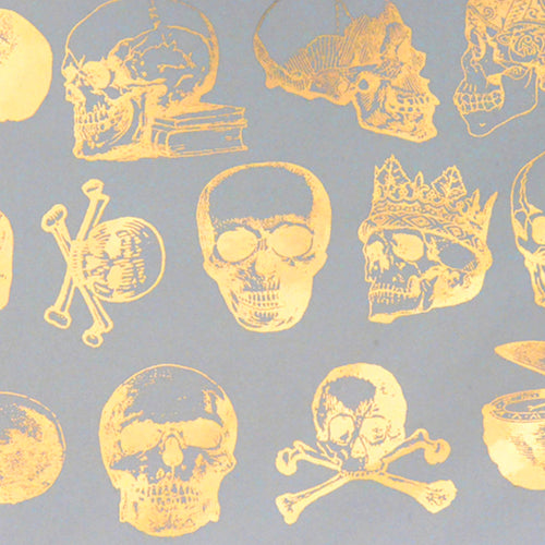 Skulls Gold Lustre (Decal-033)
