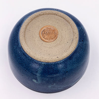 Small Mottled Blue Dessert Bowl