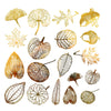 Small Leaves Gold Lustre (Decal-049)