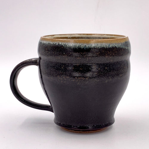 One of a kind, 16 oz Obsidian over Quartz