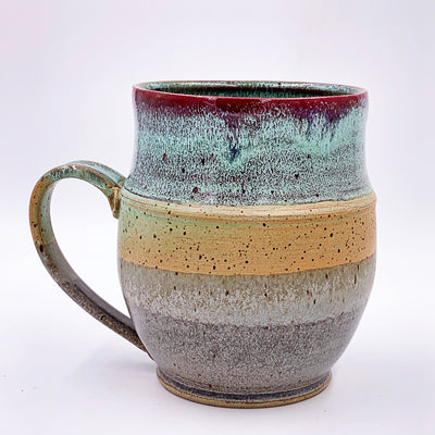 One of a kind, Large Mug or Beer Stein. Stone & Lichen