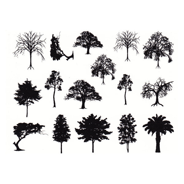 Trees Black (Decal-042)