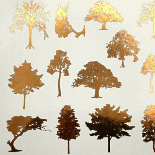 Trees Gold Lustre (Decal-044)