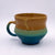 One of a kind, 18 oz Mug, Turquoise & Yellow