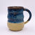 One of a kind, 18 oz Drippy Blue on Yellow