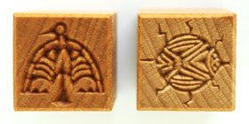 Peacock and Beetle Stamp (SSM-25)