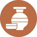handcrafted icon