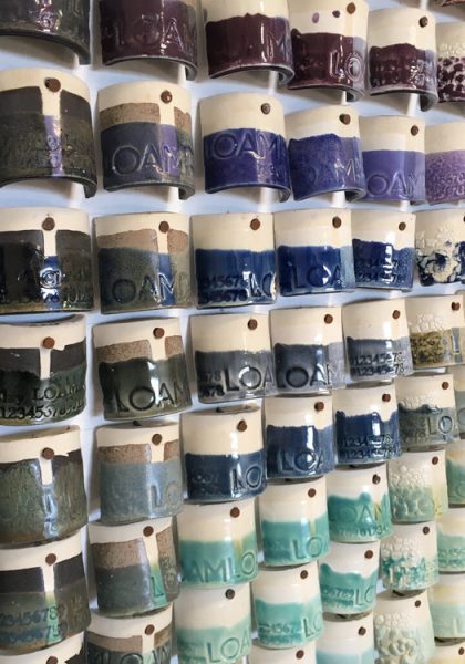 colorful potteries